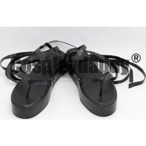 Touken Ranbu Online Kogitsunemaru Black Cosplay Shoes Boots X002