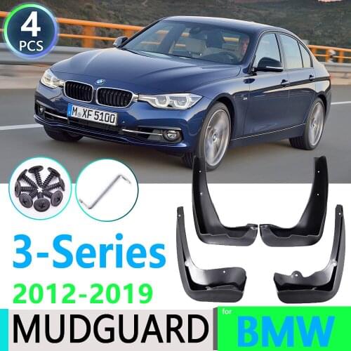 For BMW 3 Series F30 F31 2012~2019 2013 2014 2015 2016 2017 2018 Fender Mudguards Mud Flaps Guard Splash Flap Car Accessories