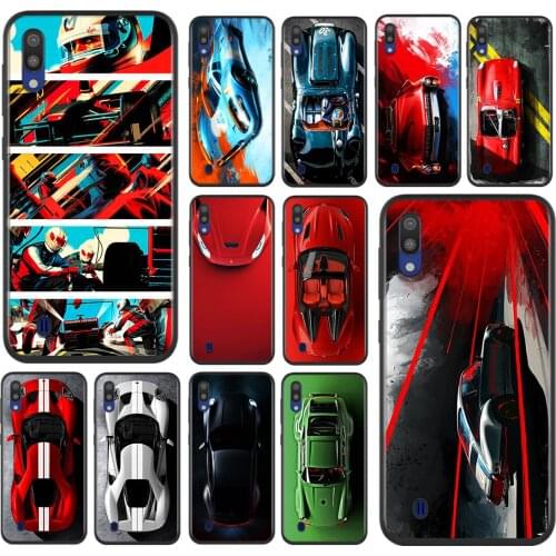 Cool Cartoon Racing car For Samsung Galaxy A90 A80 A70 S A60 A50S A30 S A40 S A2 A20E A20 S A10S A10 E Soft Phone Case