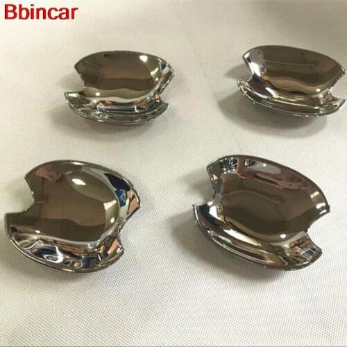 Bbincar ABS Door Handle Bowl Cover Trim Cap Car Styling Accessories 4PCS For Honda Freed 2017