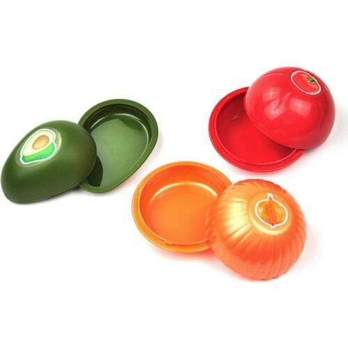 Kitchen Food Crisper Vegetable Fresh Saver Container Onion Box Tomatoes Avocado Storage Seal Case Household Accessories