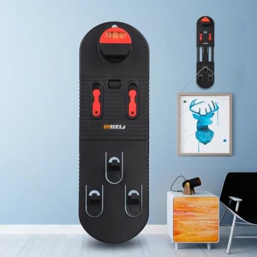 Hot Photo Frame Level Ruler Picture Frame Hanger Hooks Photo Hang Levels Ruler Multifunctional Horizontal Tools For Carpenter