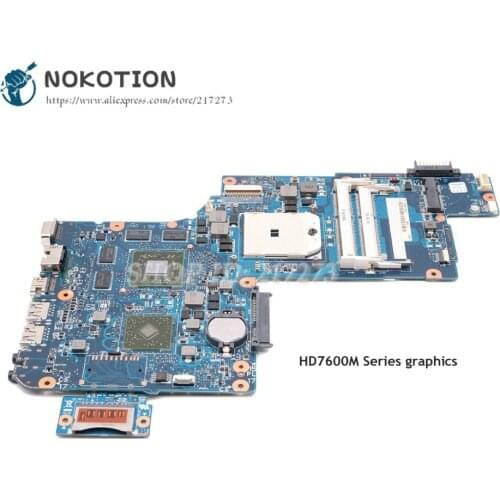 NOKOTION For Toshiba Satellite L870D C875D C870D Laptop Motherboard 17.3'' PLAC CSAC DSC H000043590 H000041580 MAIN BOARD HD7600