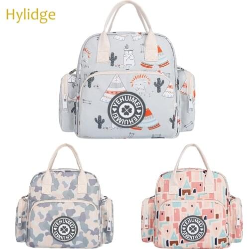 Hylidge Cute Fashion Travel Backpack for Mom Baby Diaper Bag Multifunctional Mummy Maternity Nappy Bag Nursing Bag for Baby Care