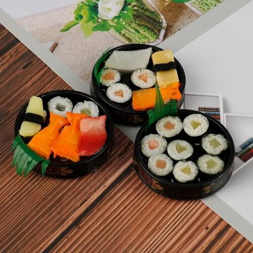 1Pc 1/6 Doll house Miniature Janpanese Sushi Rice Roll For Dolls Pretend Food Toy