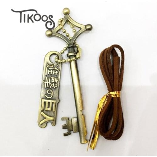 Fashion jewelry keychain Anime Attack on Titan logo Mikasa Ackerman Eren Jaeger Scout Legion figure pendant car keyring GIFT