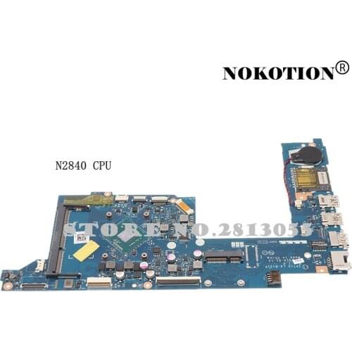 Nokotion 789088-001 ZPT10 LA-B151P Main board For HP Pavilion 11-N X360 Laptop Motherboard N2840 CPU