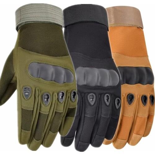 Hard Knuckle Tactical Gloves Full Finger Mens Army Military Combat Mittens Women Shooting Airsoft Paintball Bicycle Gloves