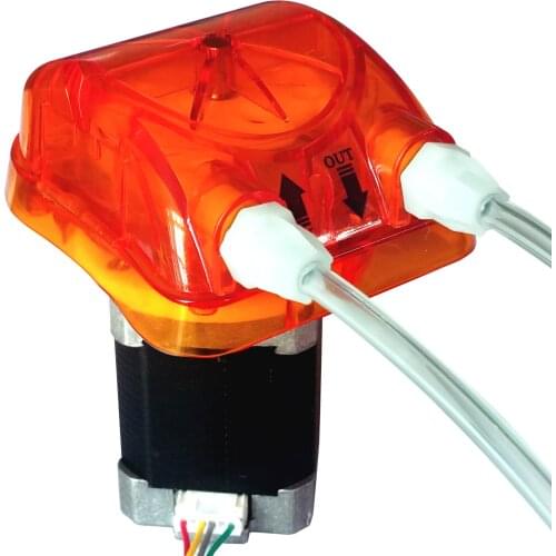 250ml/min, 4 Rollers, 24V Honlite Stepping Peristaltic Pump with Exchangeable Pump Head and PharMed BPT Peristaltic Tube