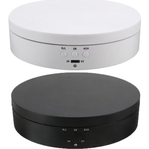 Plastic 360° Rotating Display Stand Turntable Collectibles 3D Art Holder