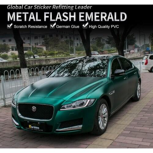 Carbins Film Emerald Color Vinyl Film for Car Wrapping Custom Design Sticker Free Shipping