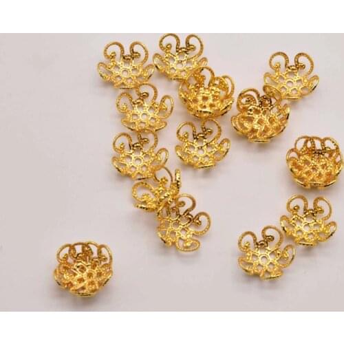20 Pcs/Lot 10mm 18K Brass Gold Plated Hollow Torus Handmade Jewelry Accessory For Making Earrings Diy Craft Wholesale JA0211