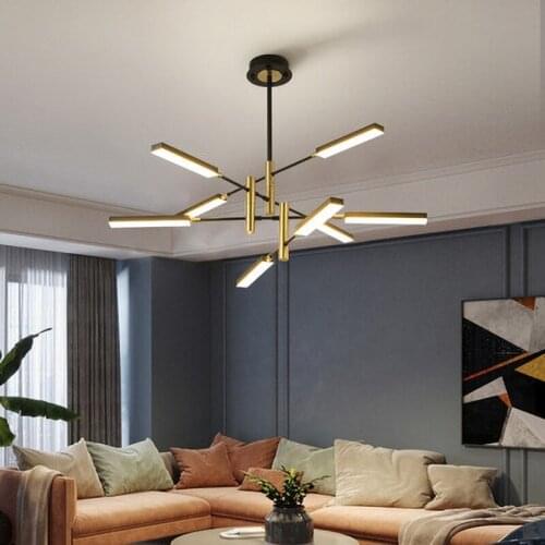 Nordic simple modern style chandelier atmosphere home creative personality lamp for Dining room bedroom modeling lighting