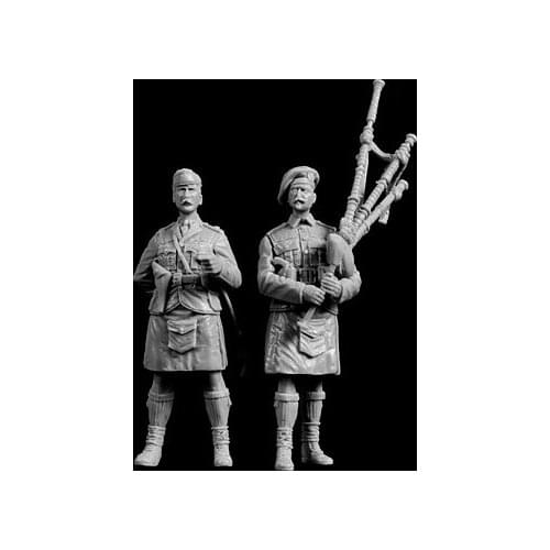Unassambled 1/35 ancient stand man include 2 Resin figure miniature model kits Unpainted