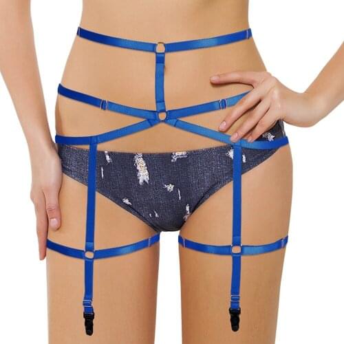 Festive Carnival Stocking Belt Bondage Buttockus Harness Femme Sexy Lingerie Erotic Fetish Pole Dance Rave Costume Punk Goth