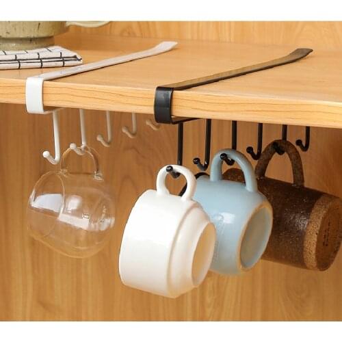 1pc Bearing stronger Free of punch Storage Shelf Hanging Cap Paper Shelves Kitchen Iron Multifunctional Hanger