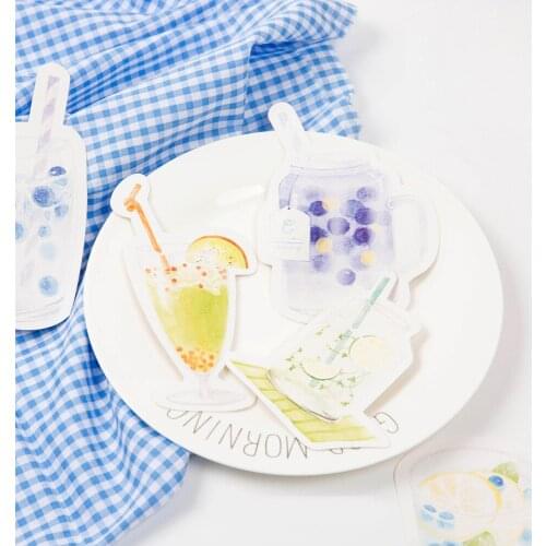 30pcs summer cool drink style card multi-use as Scrapbooking party invitation DIY Decoration gift card message card postcard