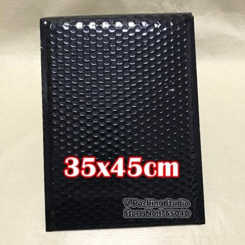 35x45cm Black Bubble Envelopes Bags Mailers Padded Shipping Envelope With Bubble Mailing Bag Business Supplies50pcs/lot