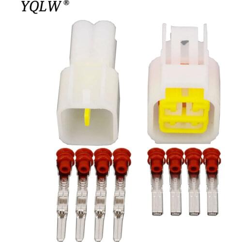4 Pin/Way Waterproof Electrical Wire Connectors DJ7041Y-2.3-11/21 Male and female Automobile Connector
