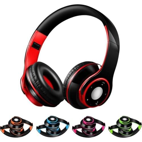 50% Off Wireless Bluetooth Retractable Stereo Headphone Phone Headset with Microphone