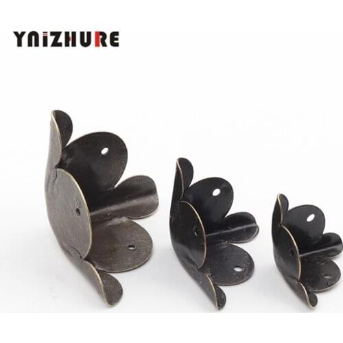 Luggage Case Box Corner Brackets Decorative Corner For Furniture Decoration Triangular,Vintage Old Style Cover,Bronze Tone,8Pcs