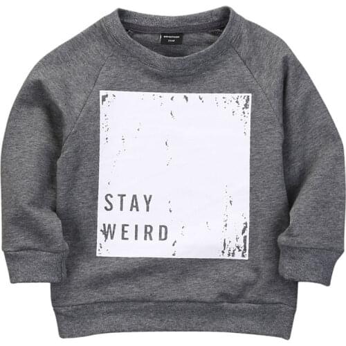 Toddler Infant Kids Long Sleeve Baby Boy Girls Clothes Autumn Sweatshirt Hoodies Pullover Tops New