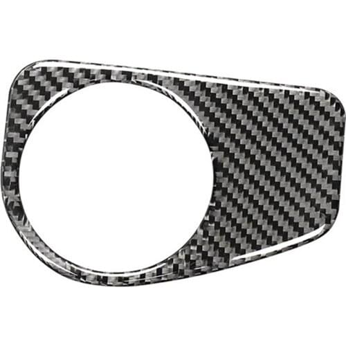 For Golf 7 MK7 2014-2019 Car Front Headlight Switch Panel Trim Cover Carbon Interior Stickers