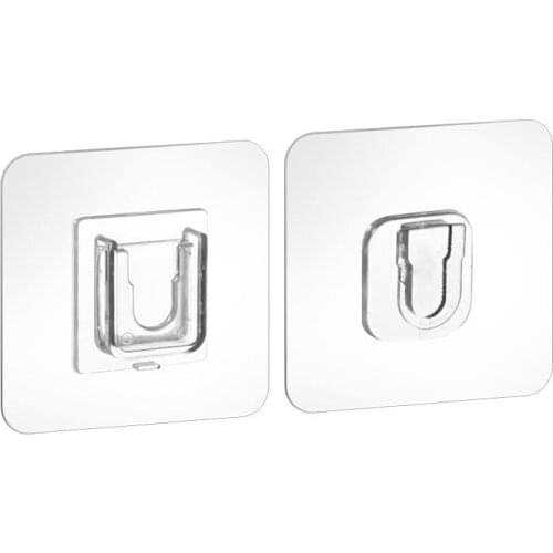 Double-Sided Adhesive Wall Hooks Hanger Strong Transparent Suction Cup Wall Holder For Kitchen dubbelzijdig klevende haken