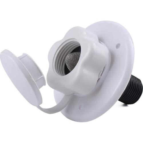 1 Pcs 19 Mm Plastics RV Fill Water Inlet Flange 2 3/4" Check Valve for RV Trailer High Quality