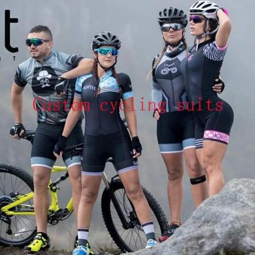 Kafitt custom triathlon short-sleeved cycling jersey suits women and men jerseys tights sports shirts casual wear custom