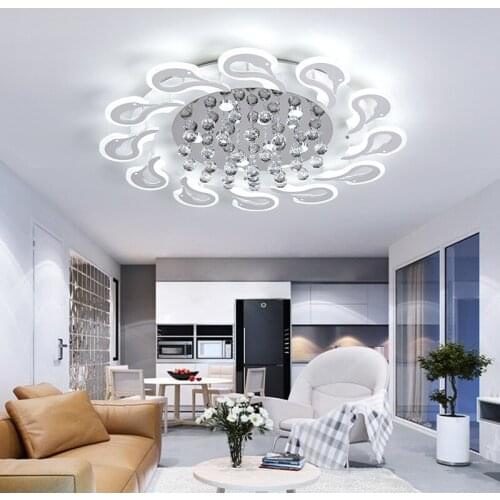 Creative Acrylic Crystal LED Ceiling Lights Living room bedroom dining room study ceiling lamps Commercial lighting