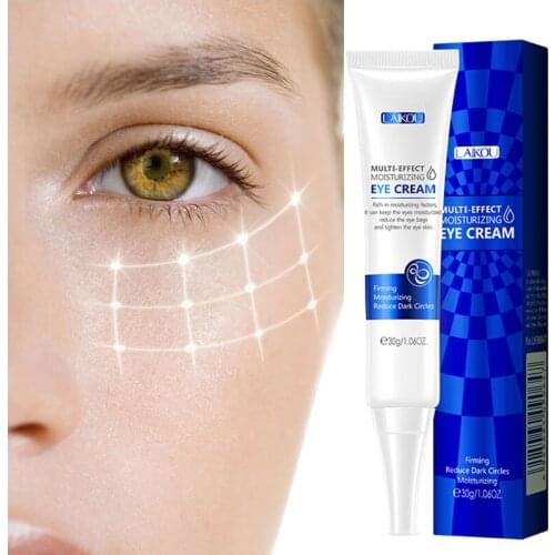 LAIKOU Moisturizing Eye Cream Reduce Dark Circle Firming Lifting Eye Bags Fine Lines Anti-Wrinkle Eyes Essence Anti-Pufiness 30g