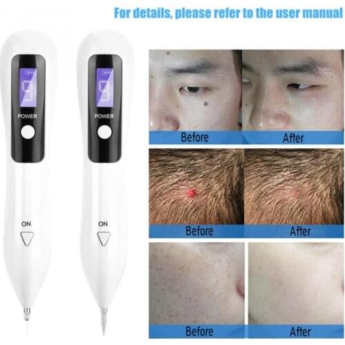 9 level LCD Face Skin Dark Spot Remover Mole Tattoo Removal Laser Pen Machine Facial Freckle Tag Beauty Care