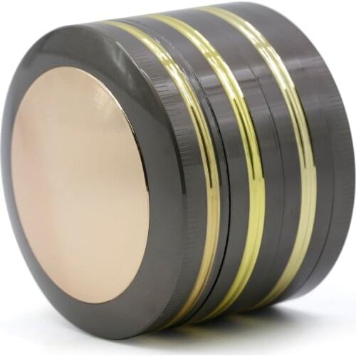 New Zinc Alloy 63MM 4layer Herb Grinder Spice Mill Herbal Crusher Hookah Pipe Hand Muller Tobacco Grinder Smoke Accessories 2020