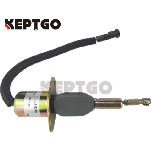 New 12V 3928160 Stop Solenoid Valve for Cummins 6CTA 8.3L Komatsu Hitachi Hyundai SA-4293-12