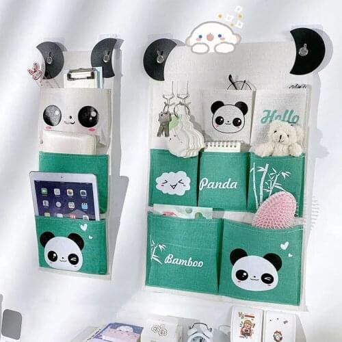 Kitchen accessories organizer bathroom storage bag dormitory door rear bag cosmetics storage multi-layer hanging bag