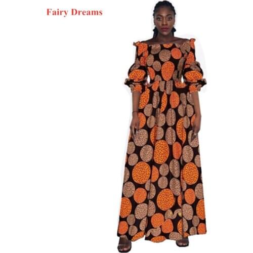African Long Dress For Women Print Traditional African Clothing Dashiki Ankara Spring Summer Autumn Maxi Dresses Elegant