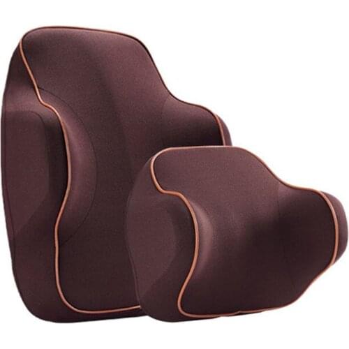 Car Headrest Seat Travel pillow lumbar Support Inside the car Supplies Neck pillow Memory Foam Soft neck Support Universal