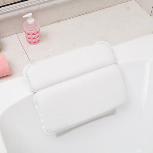Bathtub Bath Pillow Comfortable Pillow Washable Easy To Clean For Bathroom