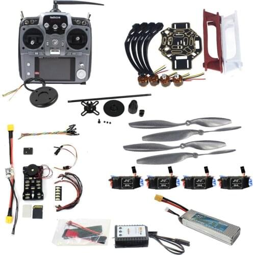 Full Set Hexacopter 4-axle Aircraft Kit HJ 450 Frame PXI PX4 Flight Control 920KV Motor GPS AT10 Transmitter Props Spare Parts
