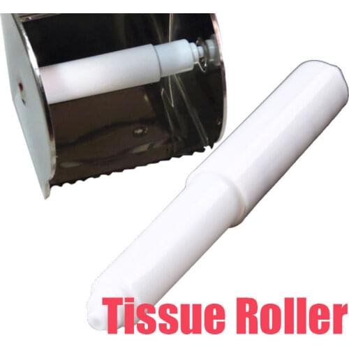 156mm Portable White Toilet Paper Roll Home Kitchen Napkin Accessories Plastic Tissue Holder Roller Insert Stand for Bathroom