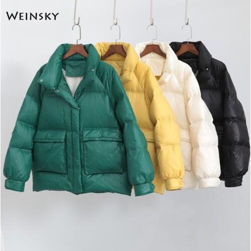 2020 New Women Thick Down Jackets White Duck Down Jackets Winter Warm Coats Parka Female Fashion Outwear