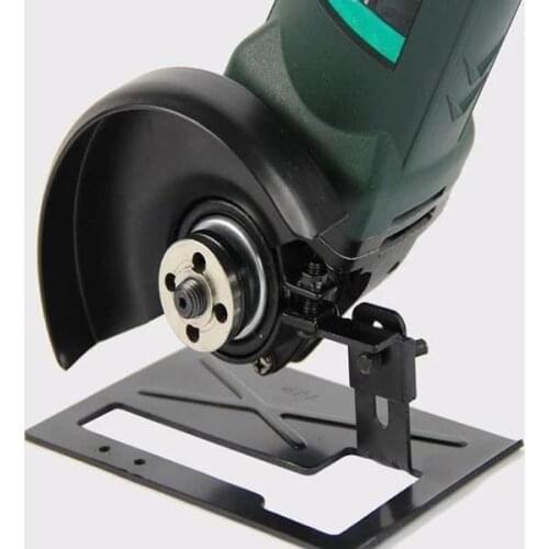 Adjustable Thickened Steel Angle Grinder Balance Bracket Holder Cutting Machine Base DIY Woodwoking Tools