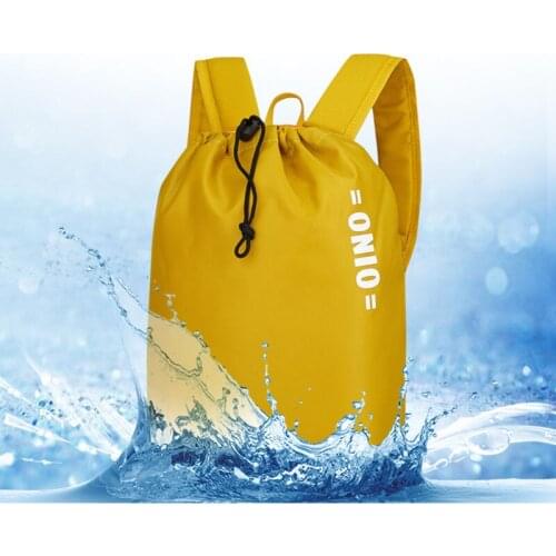 Straw String Backpack for Running Waterproof Mens Backpack Outdoor Sport Camping Mochila Unisex Casual Basketball Male Bag