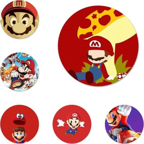 Super cute Marios Badge Brooch Pin Accessories For Clothes Backpack Decoration gift