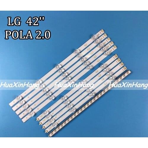 LED strip 9leds For LG INNOTEK POLA2.0 Pola 2.0 42'' A/B TYPE Rev0.1 42LN575S 42LN5300 42LN5406 42LN5750 T420HVN05.2 T420HVN05.0