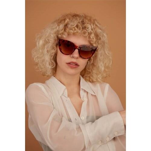 Vintage Oversize Nia New Leopard Sunglasses 2021 New Season Different Model Fashion Trend Cool Ladies Sunglasses