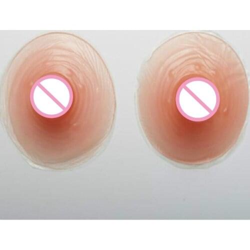 Wholesale 1 pair Nipple cover Crossdresser Simulation silicone False Breast Female Adult Soft Lifelike Mastectomy Drag Queen