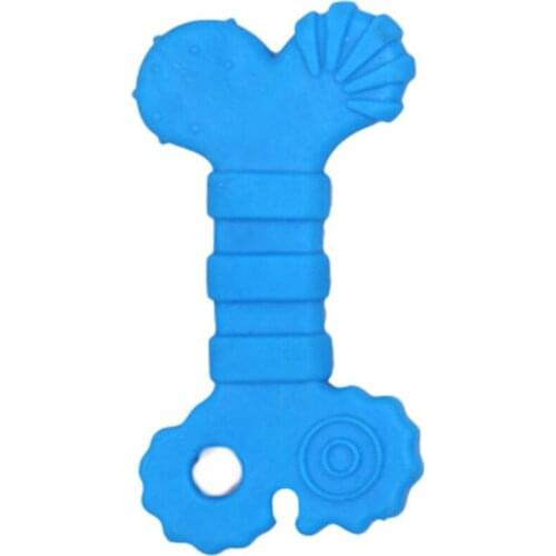 Legendog 1pc Bite Resistant Rubber Bone Shape Dog Toy Bite-Proof Funny Dog Teething Toy Bone Toy For Puppies Pet Supplies