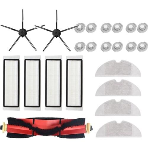 23Pcs Parts for XiaoMi Roborock S5 Max S50 S6 Accessories Vacuum Cleaner Parts HEPA Filter Main Brush Side Brush
